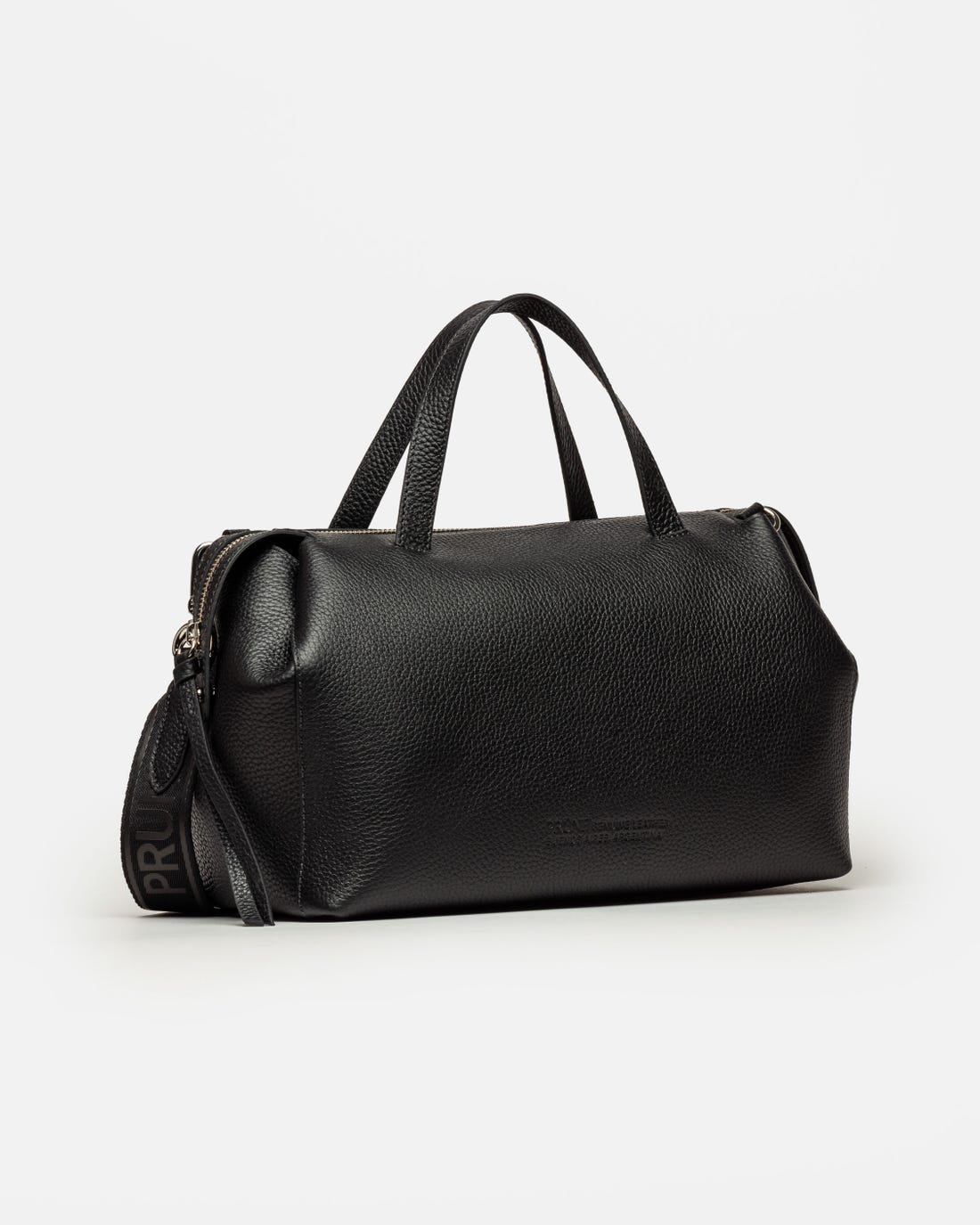 Cartera de mano Resort en cuero graneado