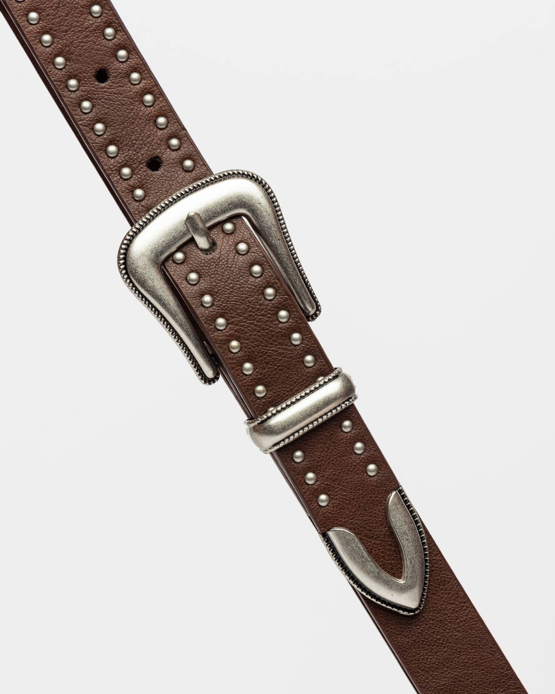 Cinturon North en efecto cuero